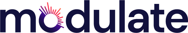 Modulate AI voice technology wordmark